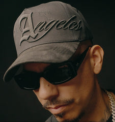 Angeles Black Thunder Suede Snapback