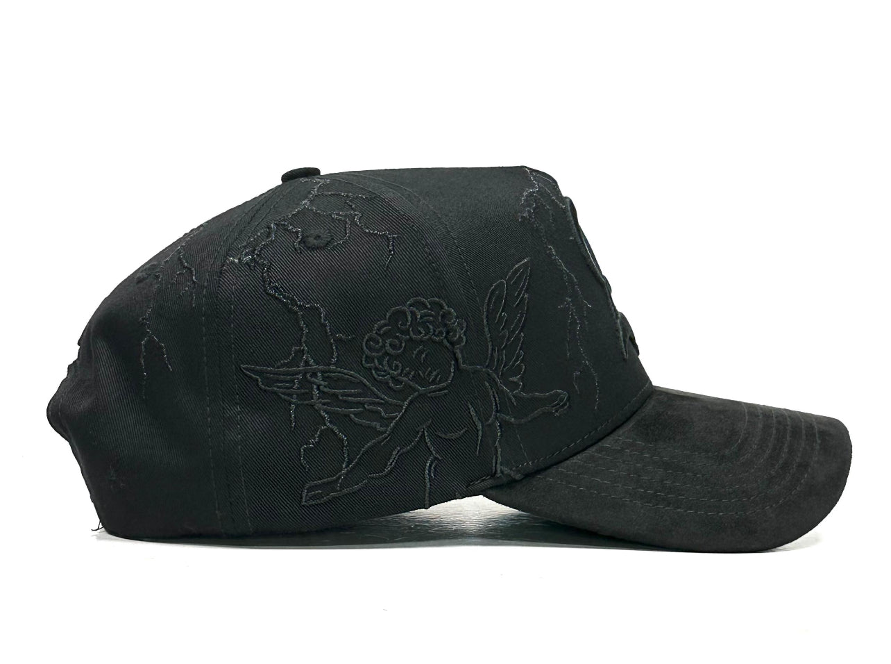 Angeles Black Thunder Suede Snapback