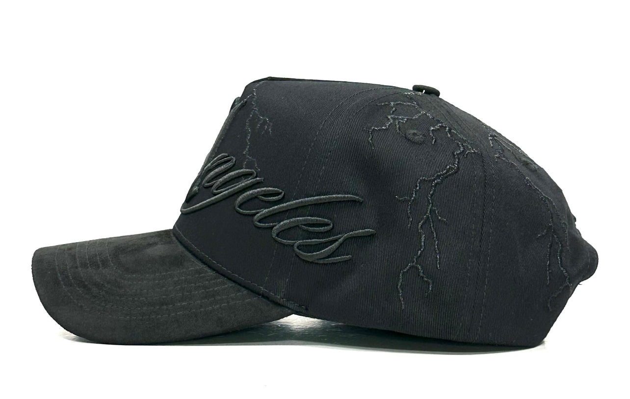 Angeles Black Thunder Suede Snapback