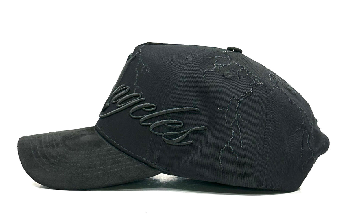 Angeles Black Thunder Suede Snapback