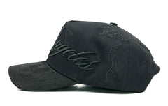 Angeles Black Thunder Suede Snapback