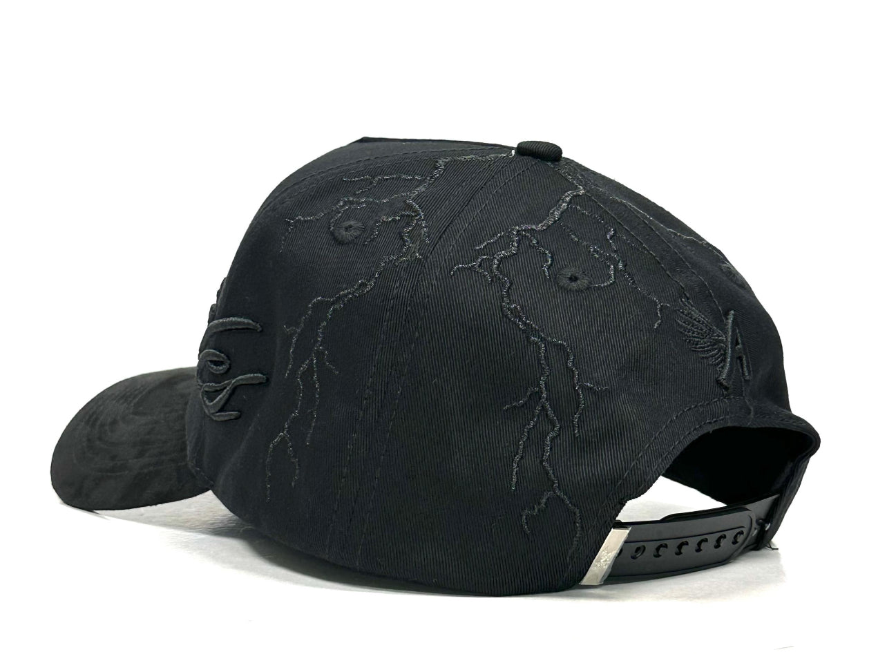 Angeles Black Thunder Suede Snapback
