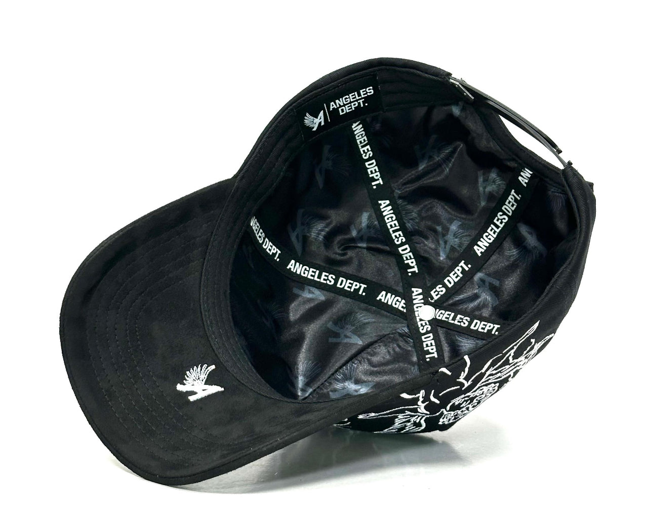 Angeles White Thunder Suede Snapback- Glow In the Dark